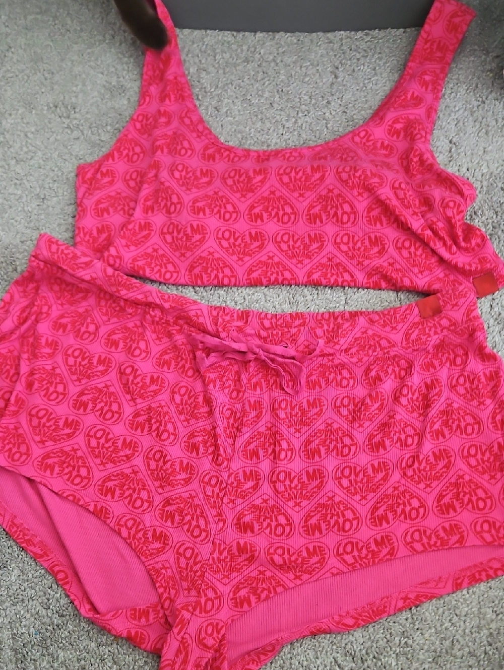 Savage X Fenty "Love Me Like A Savage" Sleep Set - Tank Top & Shorts